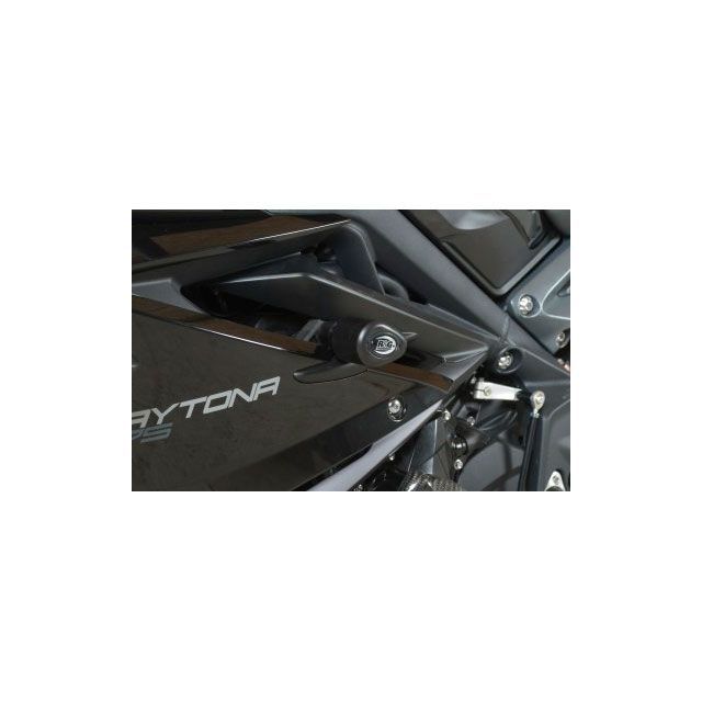 R&G エアロクラッシュプロテクター ブラック RG-CP0332BL アールアンドジー スライダー類 Daytona675|パークアップ 店
