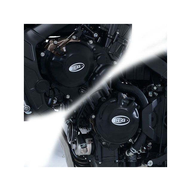 R&G エンジンケースカバーセット ブラック RG-KEC0121BK アールアンドジー エンジンカバー関連パーツ CB650R/CBR650R CBR650F/CB650F|パークアップ 店