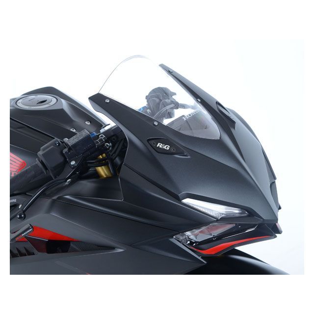 R&G ミラーブランキングプレート ブラック RG-MBP0026BK アールアンドジー その他ハンドル関連パーツ CBR250RR|パークアップ 店
