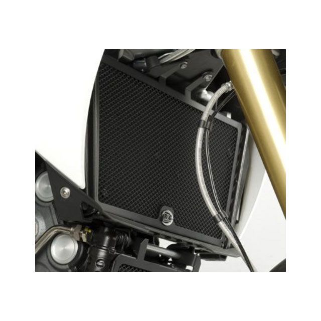 R&G ラジエターガード ブラック RG-RAD0107BK アールアンドジー ラジエター関連パーツ Dorsoduro1200｜パークアップ 店
