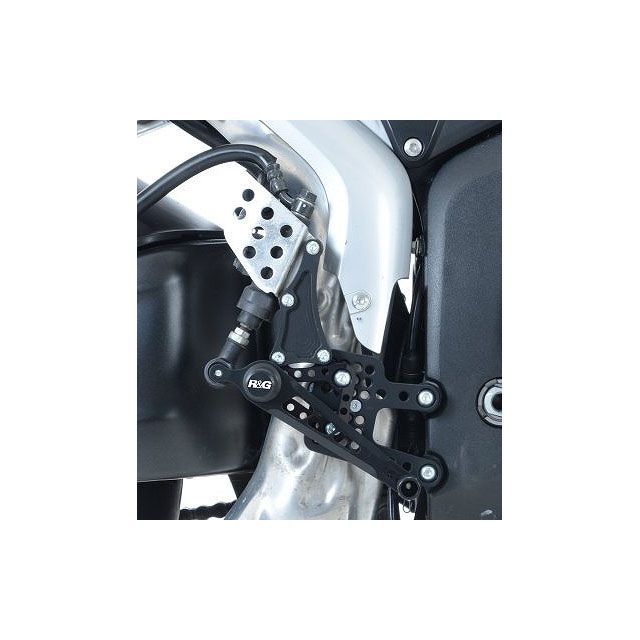 R&G 可変レーシングステップキット ブラック RG-RSET22BK アールアンドジー バックステップ関連パーツ CBR600RR|パークアップ 店