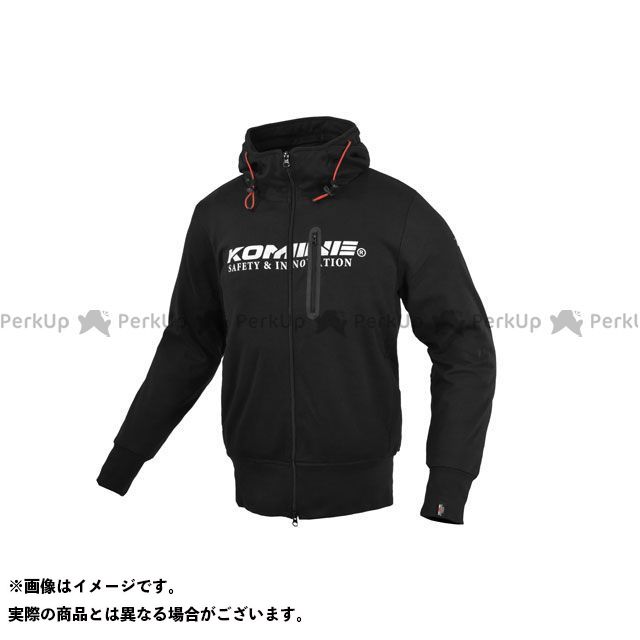 KOMINE 2021-2022秋冬模範例 JK-604 保護KVパーカー（KOMINE 黒いこと） 大いさ L ・07-604 製造業者店卸し資産あり コミネ 心地好いお召しもの パーカー-メンズファッション-トップス