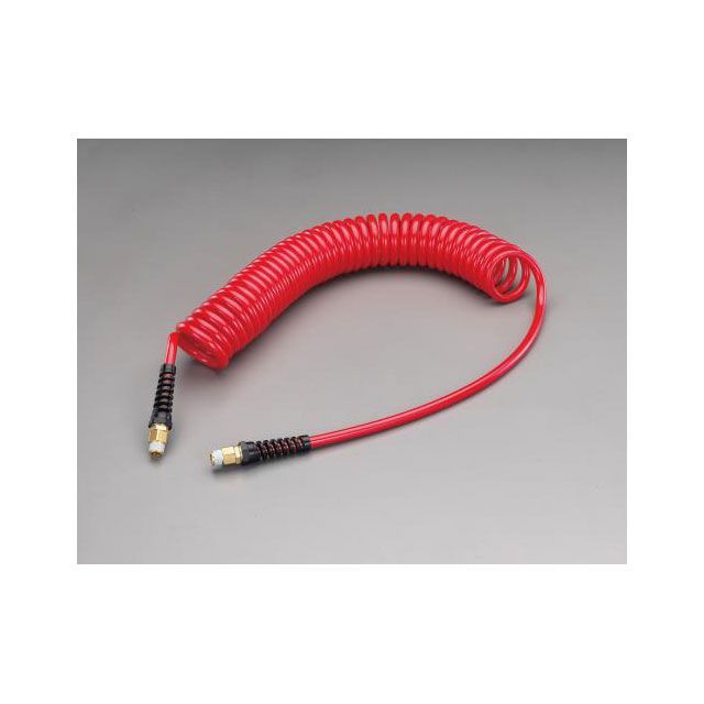 ESCO 5.0/8.0粍 x 3m ウレタンエアーホース（スイ呼びりん雄ねじ付） EA125CZ-13 エスコ 制作室手道具