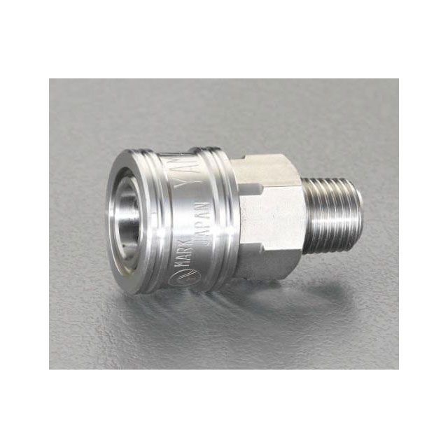 ESCO R 1・1/2”雄ねじカップリング（中圧用/ステンレス） EA140BG-12 エスコ 作業場工具