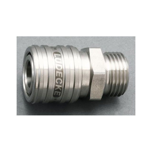 ESCO G 1/2” 雄ねじカップリング（ステンレス鋼製/一うしろ押し） EA140GR-4 エスコ 仕事場物の具