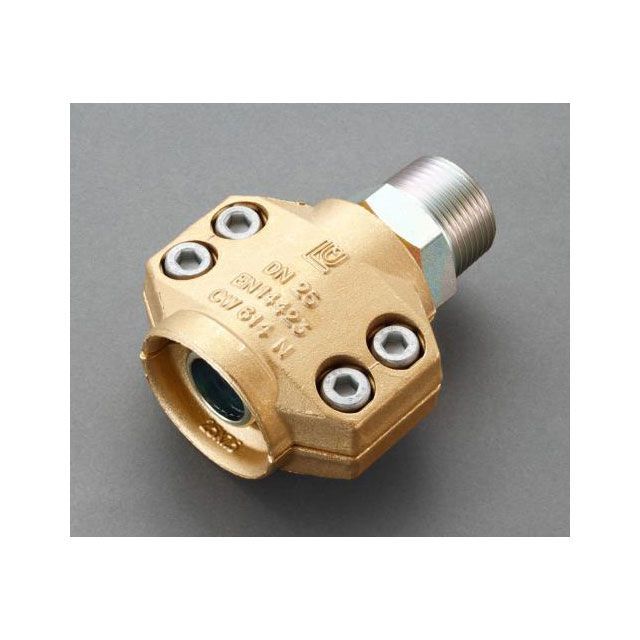 ESCO 13粍用雄ねじ セーフティーホースクランプ（水蒸気・温水用） EA141BL-4 エスコ クランピング器機