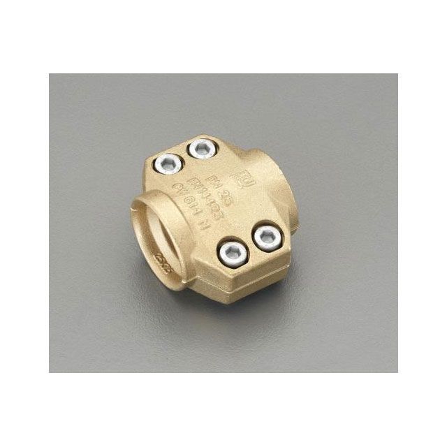 ESCO 50mm用 セーフティーホースクランプ(スチーム用/真鍮製) EA141BT-20 エスコ クランピング機器|パークアップ 店