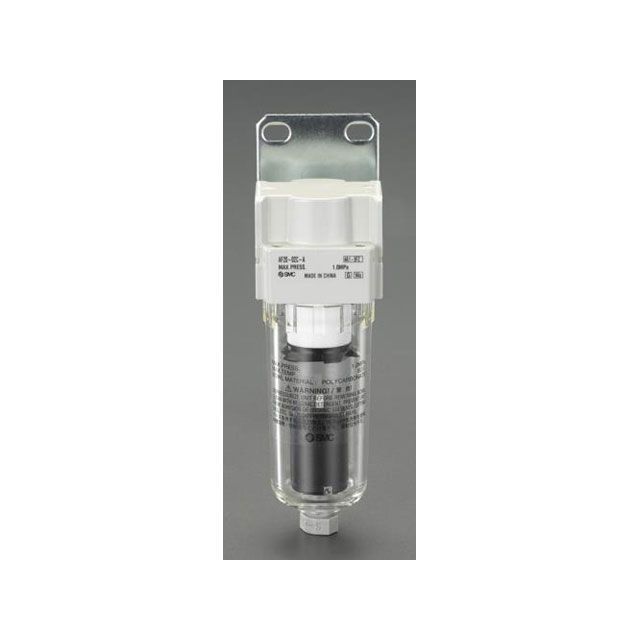 ESCO Rc 1/2” エアーフィルター（ブラケット付） EA153SF-14 エスコ 作業場工具 6,938円