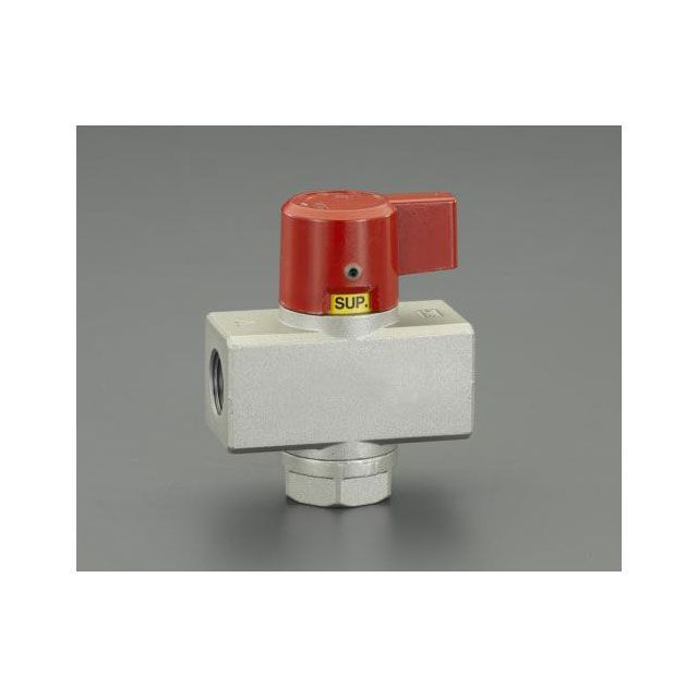ESCO Rc3/4” お手手弁膜（赤手持ち部分） EA153SJ-74 エスコ 仕事場物の具