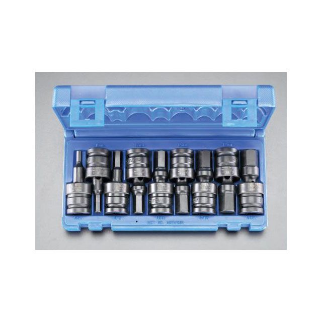 ESCO 1/2&rdquo;DR/6-19mm（9個組） ユニバーサル INHEX ソケット EA164DV-23 エスコ ハンドツール｜パークアップ 店