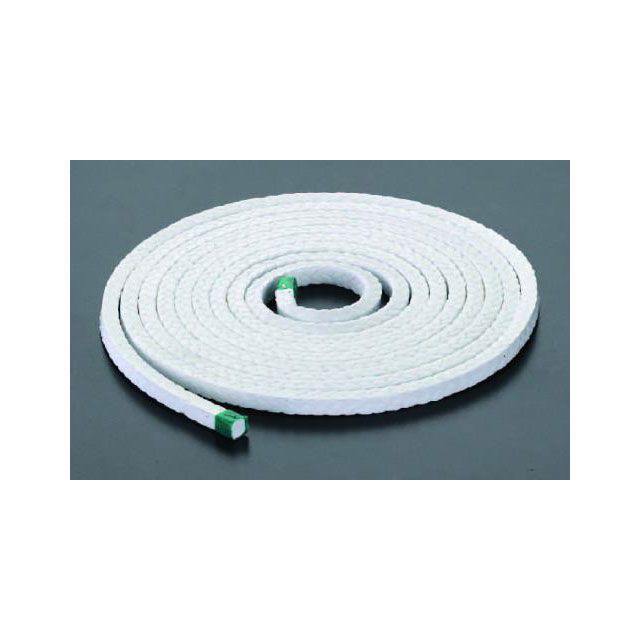 ESCO 6.4mmx3m グランドパッキン（PTFE テフロン衣料繊維） EA351BH-3 エスコ 制作室手道具