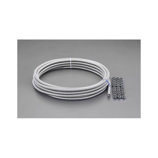 ESCO 呼13/G 1/2”（呼径13） フレキパイプ（中毒者付仕掛ける） EA424AE-113 エスコ 制作室手道具