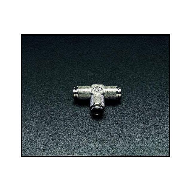 ESCO 6mm ユニオン（ティーズ/ステンレス製） EA425DE-6 エスコ 作業場工具