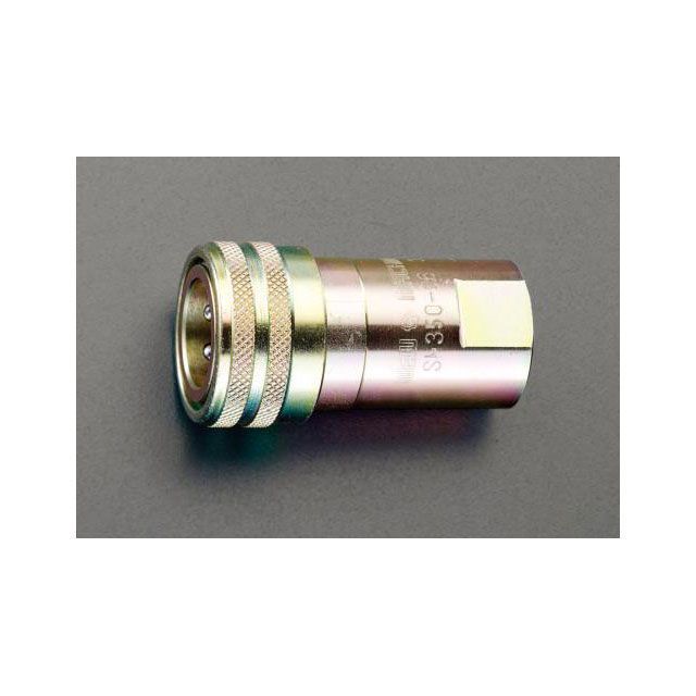 ESCO Rc 1/2” カプラーソケット（高圧） EA425DX-4 エスコ 仕事場物の具