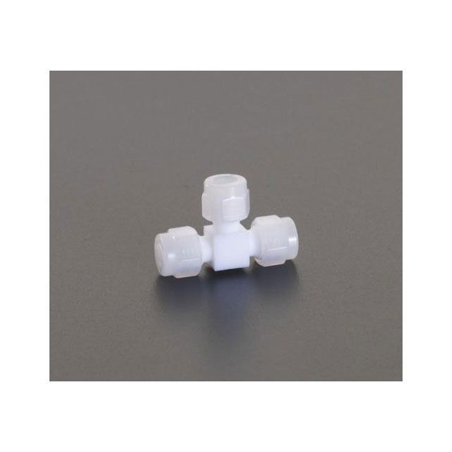 ESCO 4mm ユニオン（ティー/フッ素樹脂製） EA425HF-4 エスコ 作業場工具