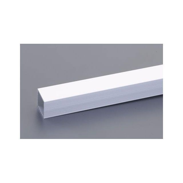 ESCO 30x30mmx1m 軽銀角導管（しろがね色/つや消/4本） EA440固定ディスク-130 エスコ 制作室手道具