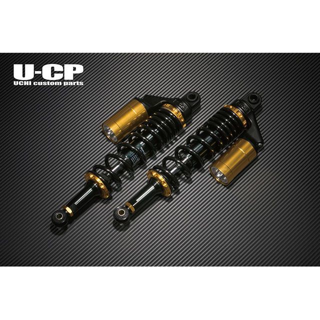 Uchi Custom Parts リアサスペンション スプリング ブラック リング ゴールド UCSUT34BKGDKA18 ウチカスタム リアサスペンション関連パーツ ZRX1200ダエグ