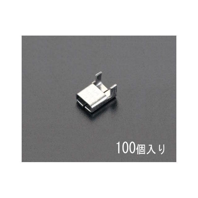 ESCO 1/4” バックル（201ステンレス製/100個） EA463EJ-2 エスコ 作業場工具