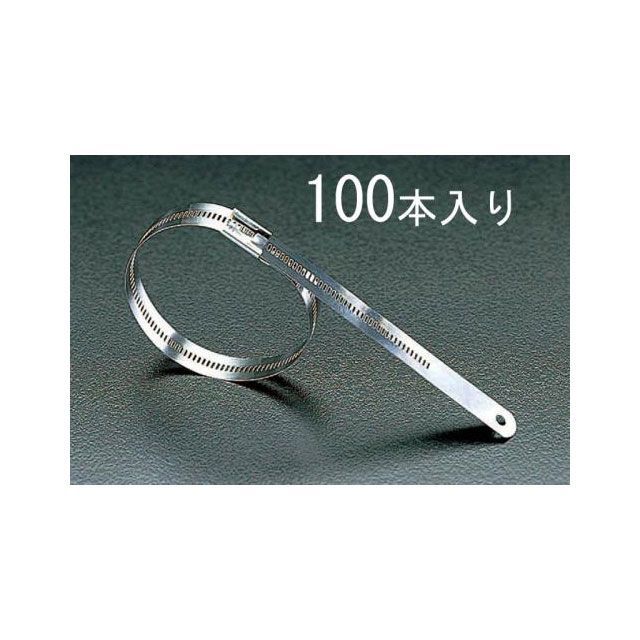 ESCO 11.9x610mm 結束バンド（316ステンレス製/100本） EA463FB-610 エスコ 作業場工具