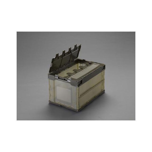 ESCO 530x366x334粍/50.4L折畳入れもの（半澄み切った/蓋/5コ） EA506AA-130E 製造業者店卸し資産あり エスコ 制作室手道具