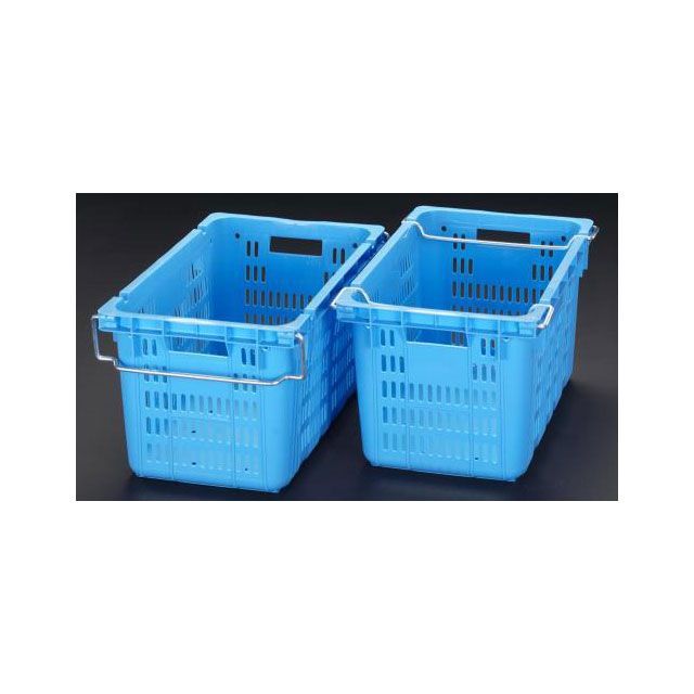 ESCO 569x359x305粍/46.5L 入れもの（2個） EA506AB-15A 製造会社店卸し資産あり エスコ 仕事場物の具