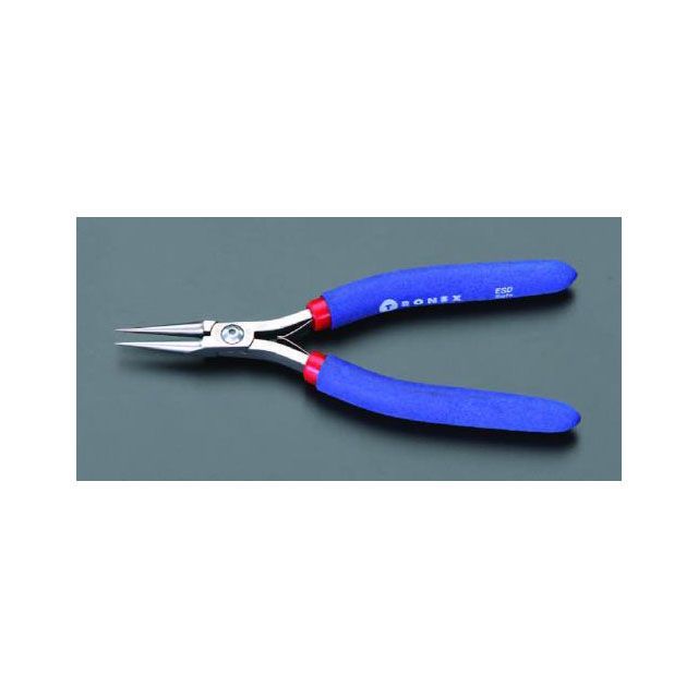 ESCO 170mm 精密用プライヤー（ESD/丸/バネ付） EA537T-2 エスコ 電動工具