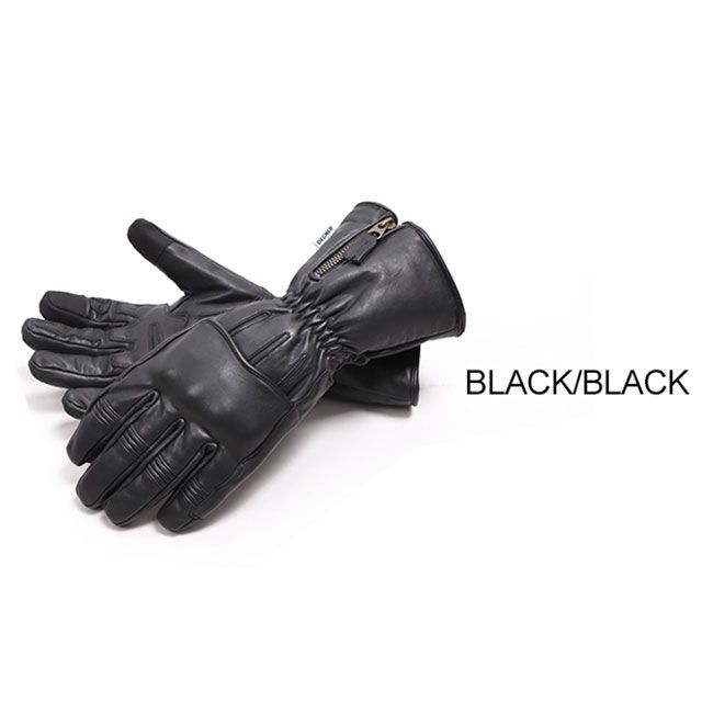DEGNER 2021-2022秋冬モデル WG-44 レザーグローブ（ブラック/ブラック） サイズ M【特価品】 WG-44 デグナー レザーグローブ