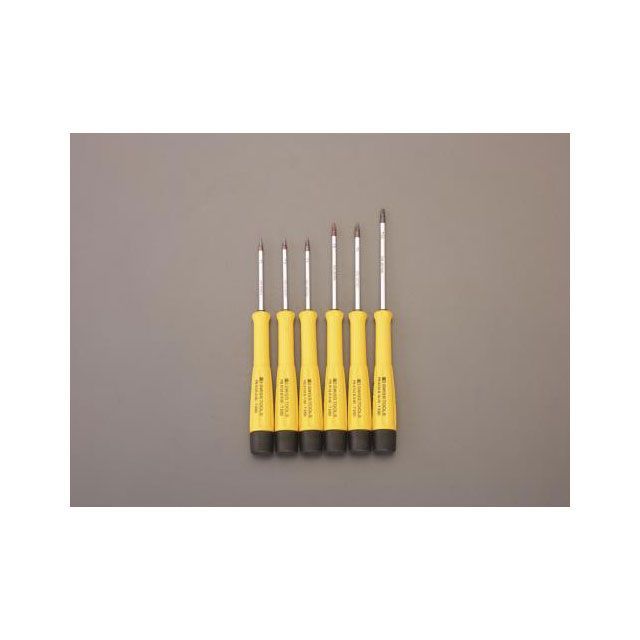 ESCO 6本組 TORX １番ウッド（細やか用/ESD） EA552AK-20 エスコ お手々物の具