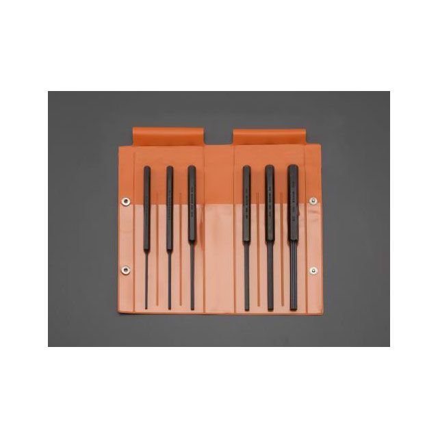 ESCO 6本組 平行ピンポンチ絵仕掛ける（ロング） EA572MG-30 エスコ お手々物の具