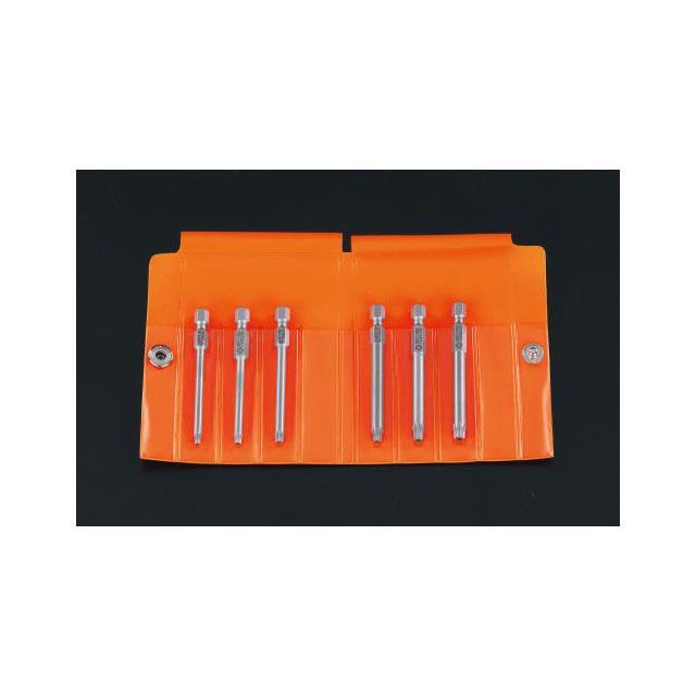 ESCO 6本組/T10-T30 Bore Torx ドライバービット EA611GV エスコ ハンドツール