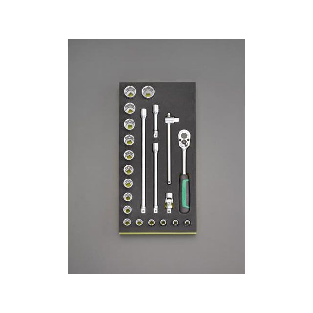 ESCO 3/8”DR ソケットレンチセット EA612TA-15 エスコ ハンドツール