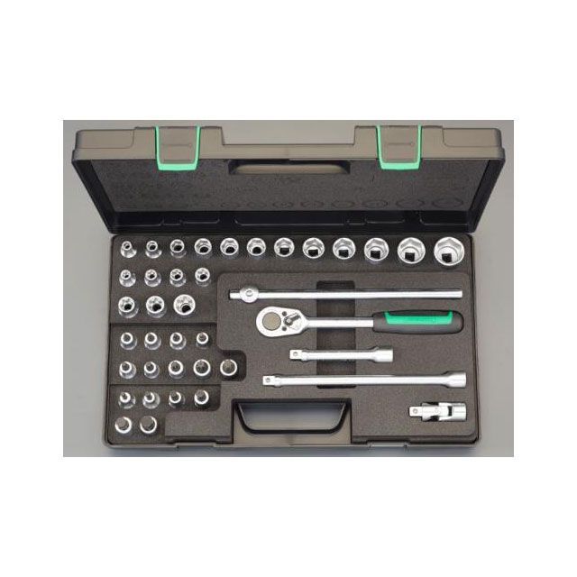 ESCO 1/2”DR ソケットレンチセット EA617DC-10 エスコ ハンドツール 68,494円