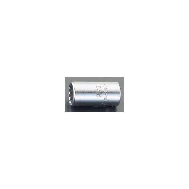 ESCO 1/4”DRx3/8” スプラインソケット EA617XJ-5 エスコ ハンドツール