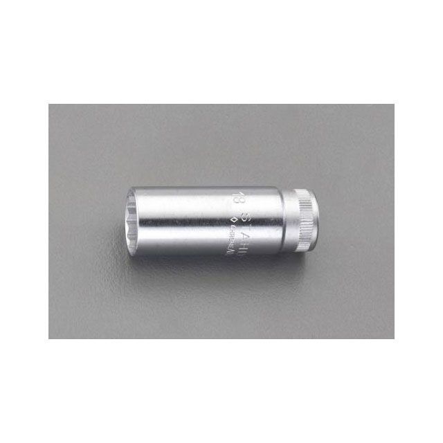 ESCO 3/8”DRx16mm ディープソケット EA617YE-16 エスコ ハンドツール