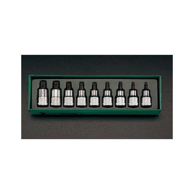 ESCO 1/2”DR Bore Torx ビットソケットセット EA617ZK エスコ ハンドツール