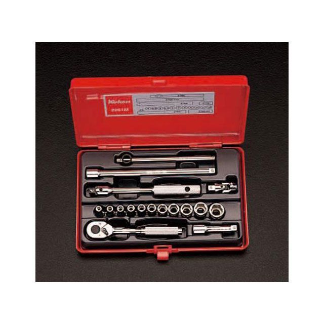 ESCO 1/4”DR ソケット鍵仕掛ける EA618-3 エスコ お手々物の具