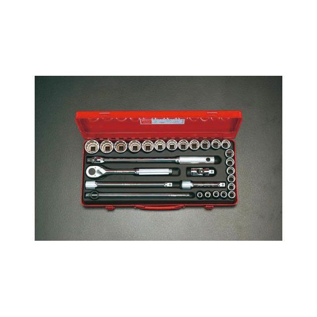ESCO 1/2”DR ソケットレンチセット EA618C-7 エスコ ハンドツール