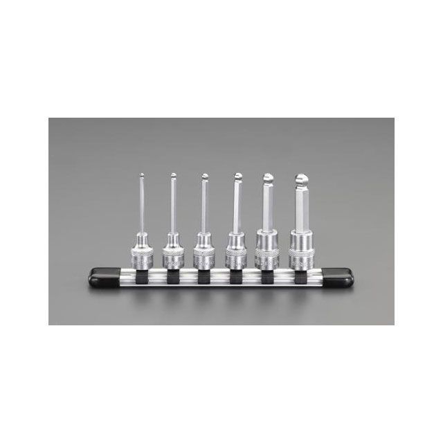 ESCO 3/8”DR/3-10mm/75m Ball-Hex ビットソケットセット EA618JH-1 エスコ ハンドツール