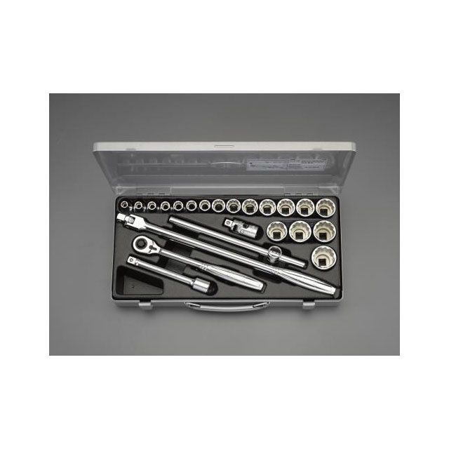 ESCO 1/2”DR ソケットレンチセット EA618K-1 エスコ ハンドツール