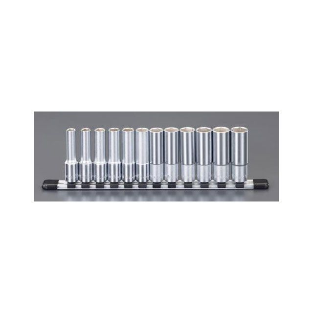 ESCO 1/2&rdquo;DR ディープソケットセット EA618KG-1 エスコ ハンドツール｜パークアップ 店