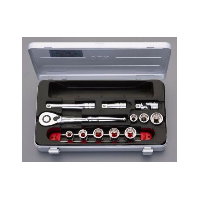 ESCO 3/8”DR ソケットレンチセット（インチ） EA618P-5 エスコ ハンドツール