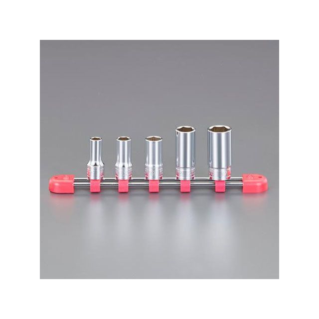 ESCO 3/8”DR セミディープソケットセット（5個組） EA618PR エスコ ハンドツール