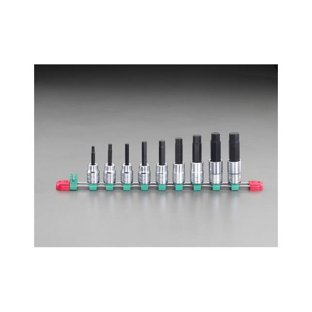 ESCO 1/2”DR/3/16”-5/8” HEX ビットソケットセット EA618RX-100 エスコ ハンドツール