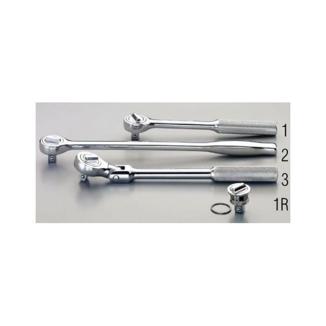 ESCO 1/2”DR/260粍 ラチェットハンドル EA618XD-1 エスコ お手々物の具