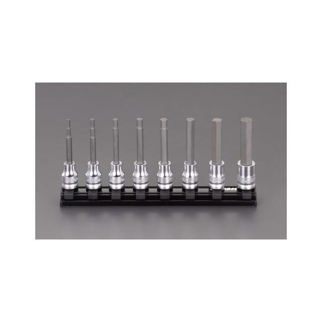ESCO 3/8&rdquo;DR/3-12mm INHEX ビットソケット（Z-EAL） EA619BS-100 エスコ ハンドツール｜パークアップ 店