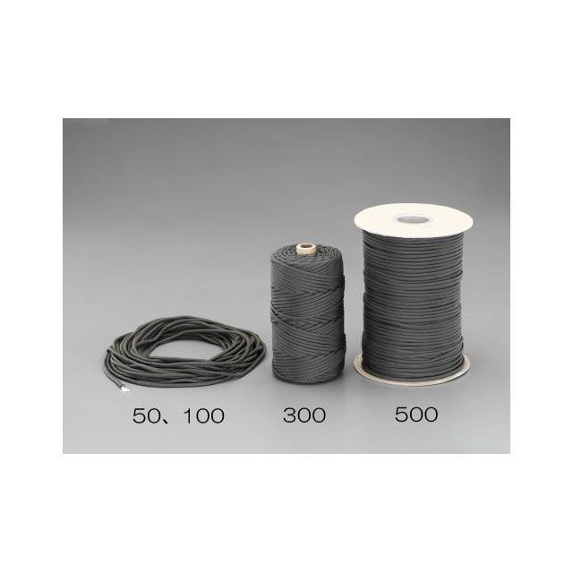 ESCO φ4.0mmx152.0m 落下傘吊りひも（OD色） EA628BR-500 製造業者店卸し資産あり エスコ 制作室手道具