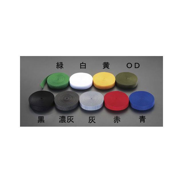 ESCO 38x1.7粍/50m 胴締め・平織（PP製・赤） EA628PT-142 エスコ 制作室手道具