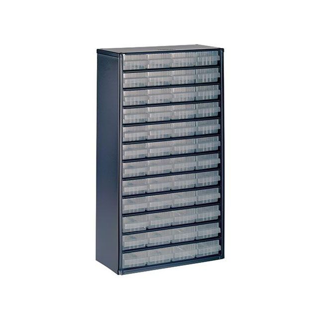 ESCO 307x150x555mm/4列 12段 パーツキャビネツト EA661BA-6 エスコ 作業場工具|パークアップ 店
