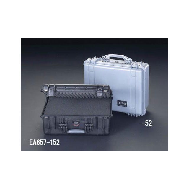 ESCO 459x327x171mm/内寸 万能防水ケース（黒） EA657-152 エスコ 作業場工具｜パークアップ 店