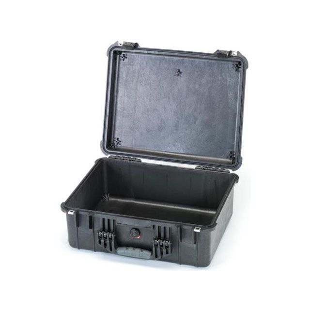 ESCO 544x419x200mm/内寸 防水ケース（黒/ウレタン無） EA657-160NF メーカー在庫あり エスコ 作業場工具